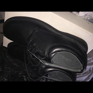 Black school issue shoes